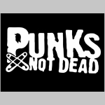 Punks not dead čierne pánske tielko 100%bavlna Fruit of The Loom